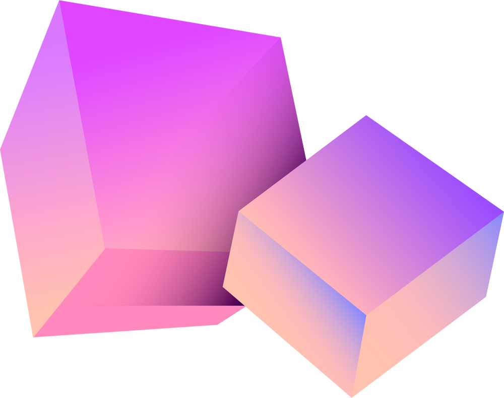 3D Abstract Cubes Icon